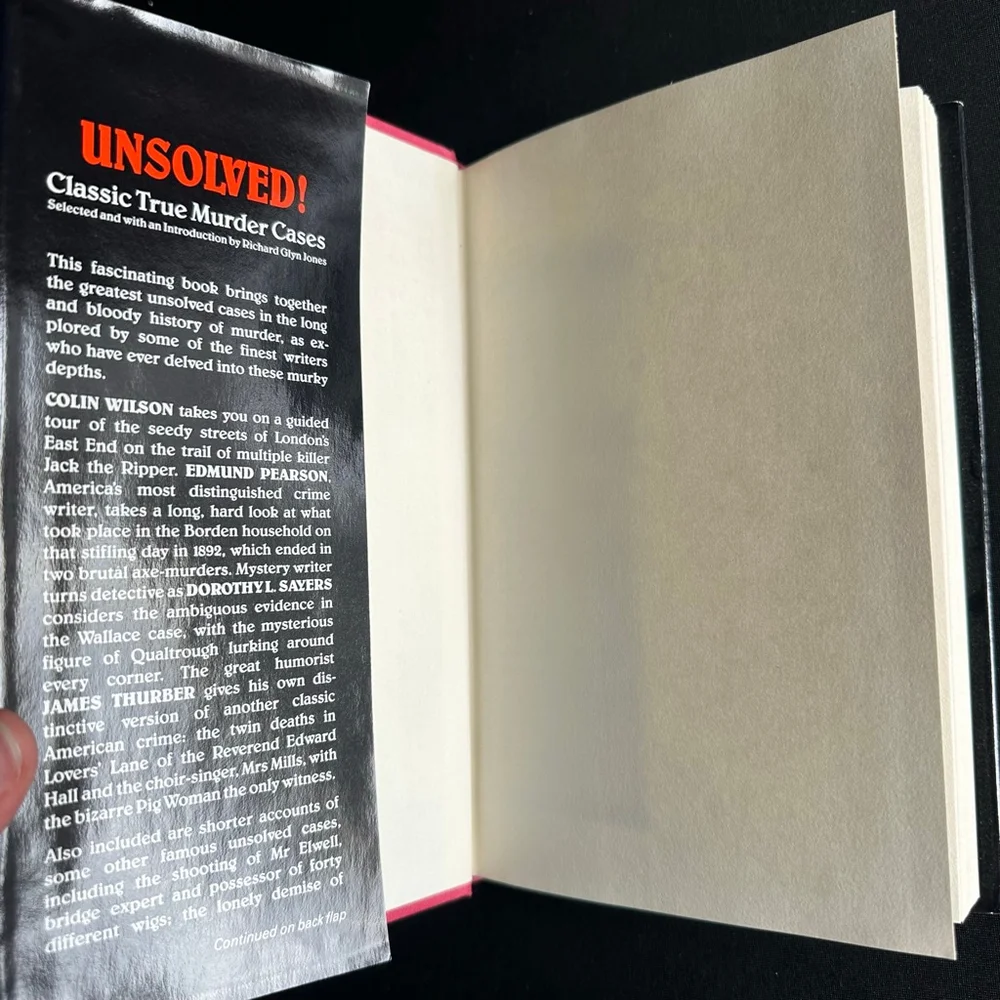 Unsolved! Classic True Murder Cases Coffee Table Book